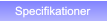 Specifikationer Specifikationer